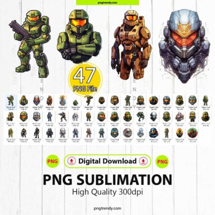 halo master chief png bundle