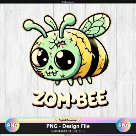 zom bee adorably creepy zombie bee png
